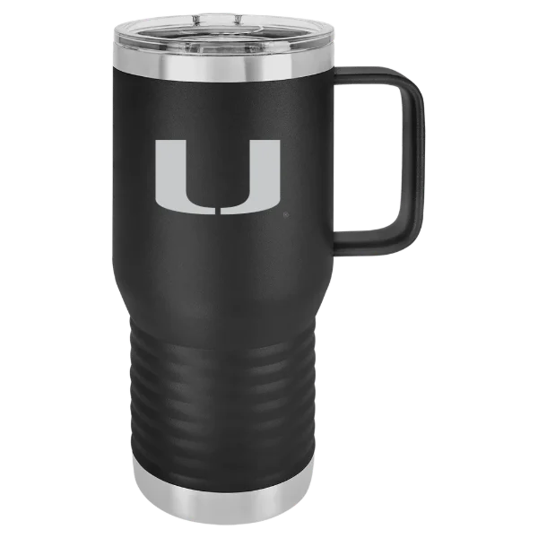 University of Miami (Florida) Polar Camel 20 oz. Travel Mug with Slider Lid