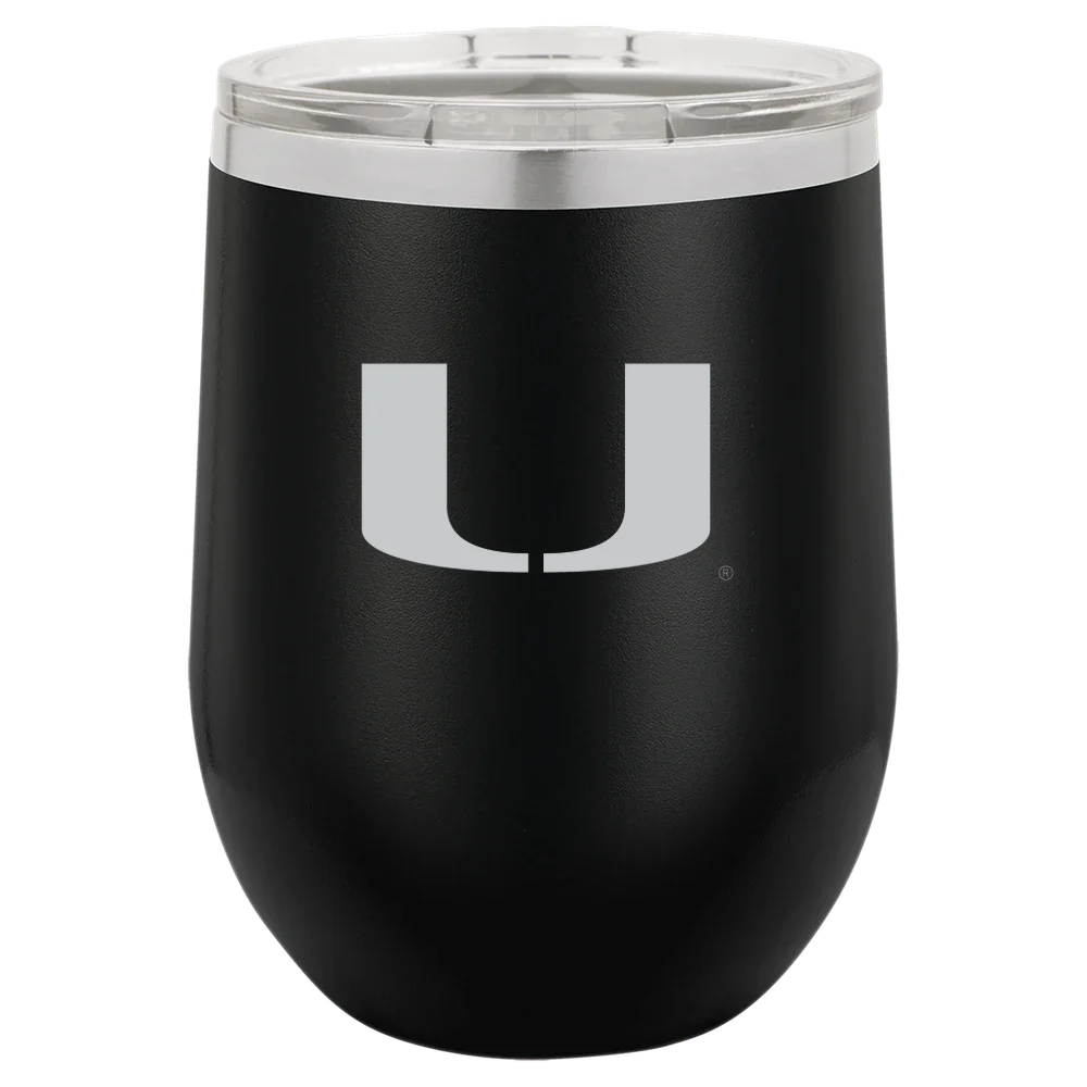 University of Miami (Florida) Polar Camel 12 oz. Stemless Wine Tumbler