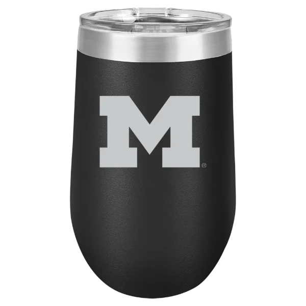 University of Michigan Polar Camel 16 oz. Stemless Wine Tumbler