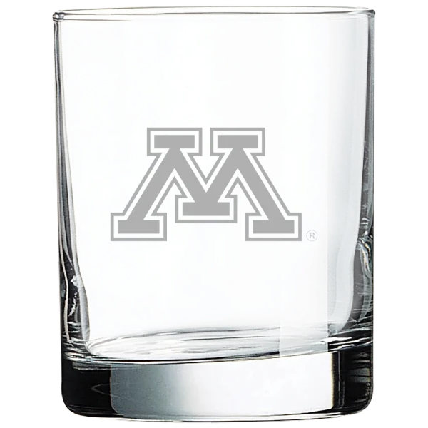 University of Minnesota, Twin Cities Polar Camel 10 1/2 oz. On The Rocks Glass