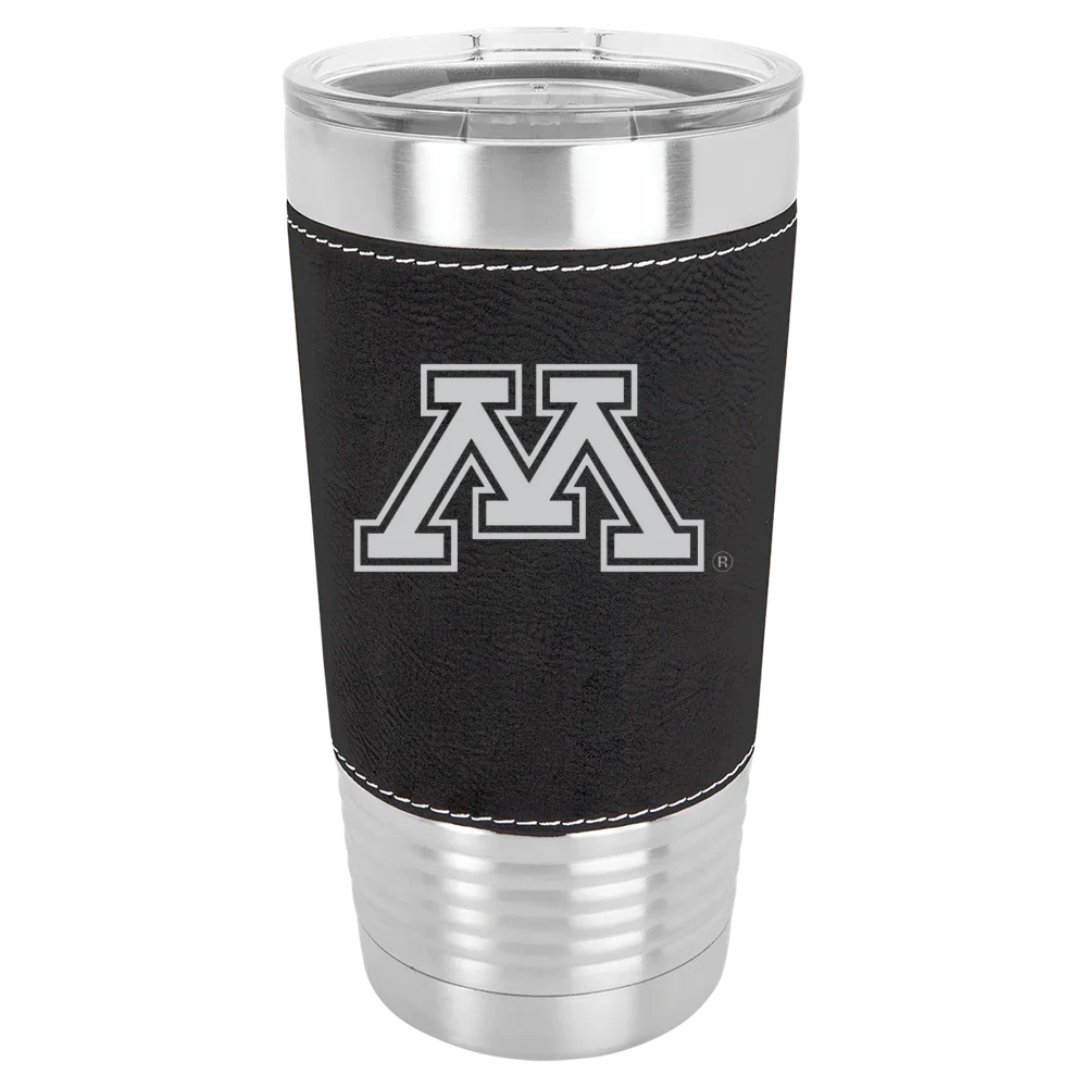 University of Minnesota, Twin Cities Polar Camel 20 oz. Leatherette Grip Tumbler with Standard Lid