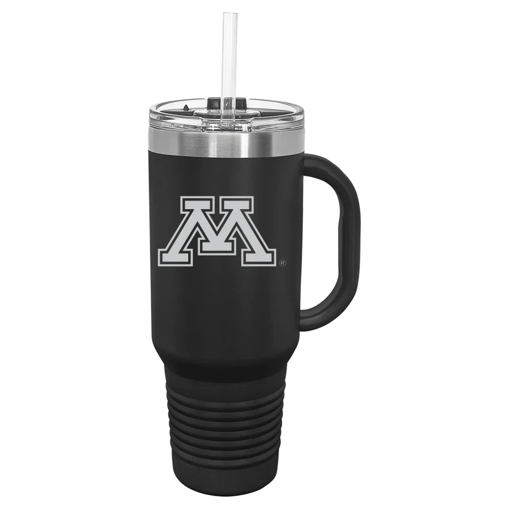 University of Minnesota, Twin Cities Polar Camel 40 oz. Travel Mug with Snap Lid & Straw