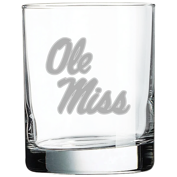University of Mississippi Polar Camel 10 1/2 oz. On The Rocks Glass