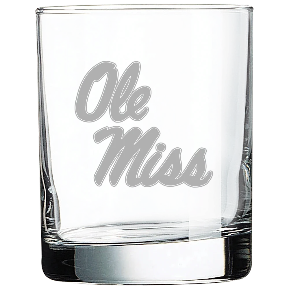 University of Mississippi Polar Camel 10 1/2 oz. On The Rocks Glass