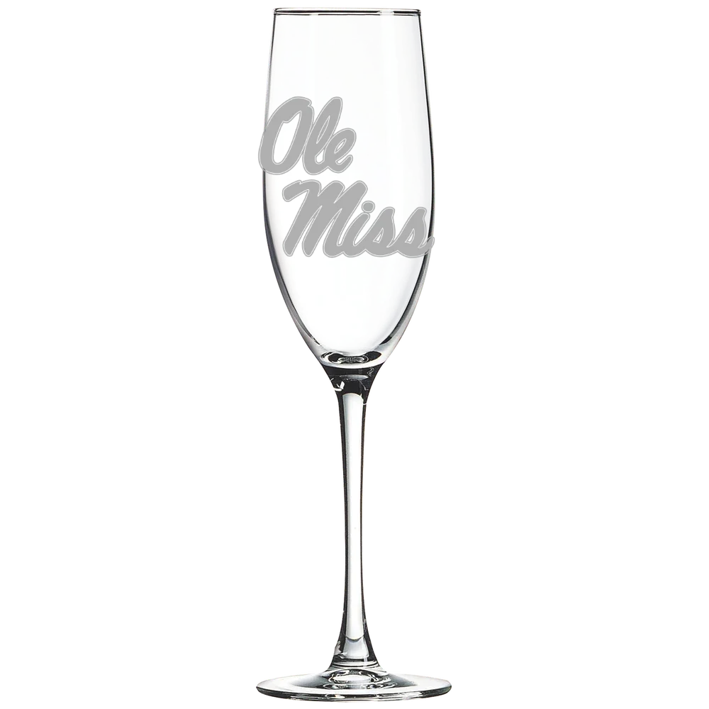 University of Mississippi Polar Camel 8 oz. Champagne Flute