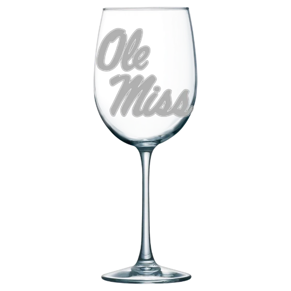 University of Mississippi Polar Camel 19 oz. Wine Glass