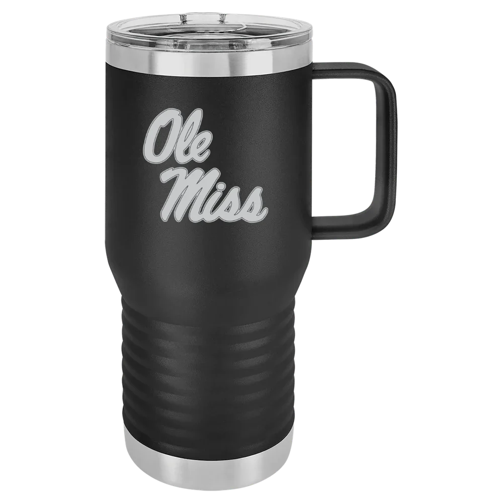 University of Mississippi Polar Camel 20 oz. Travel Mug with Slider Lid