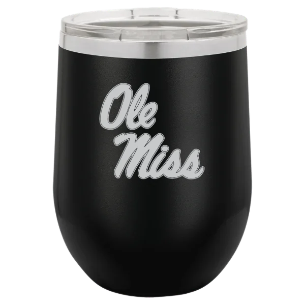 University of Mississippi Polar Camel 12 oz. Stemless Wine Tumbler