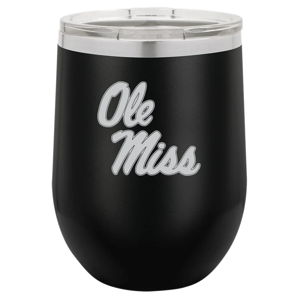 University of Mississippi Polar Camel 12 oz. Stemless Wine Tumbler