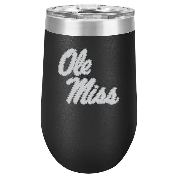 University of Mississippi Polar Camel 16 oz. Stemless Wine Tumbler