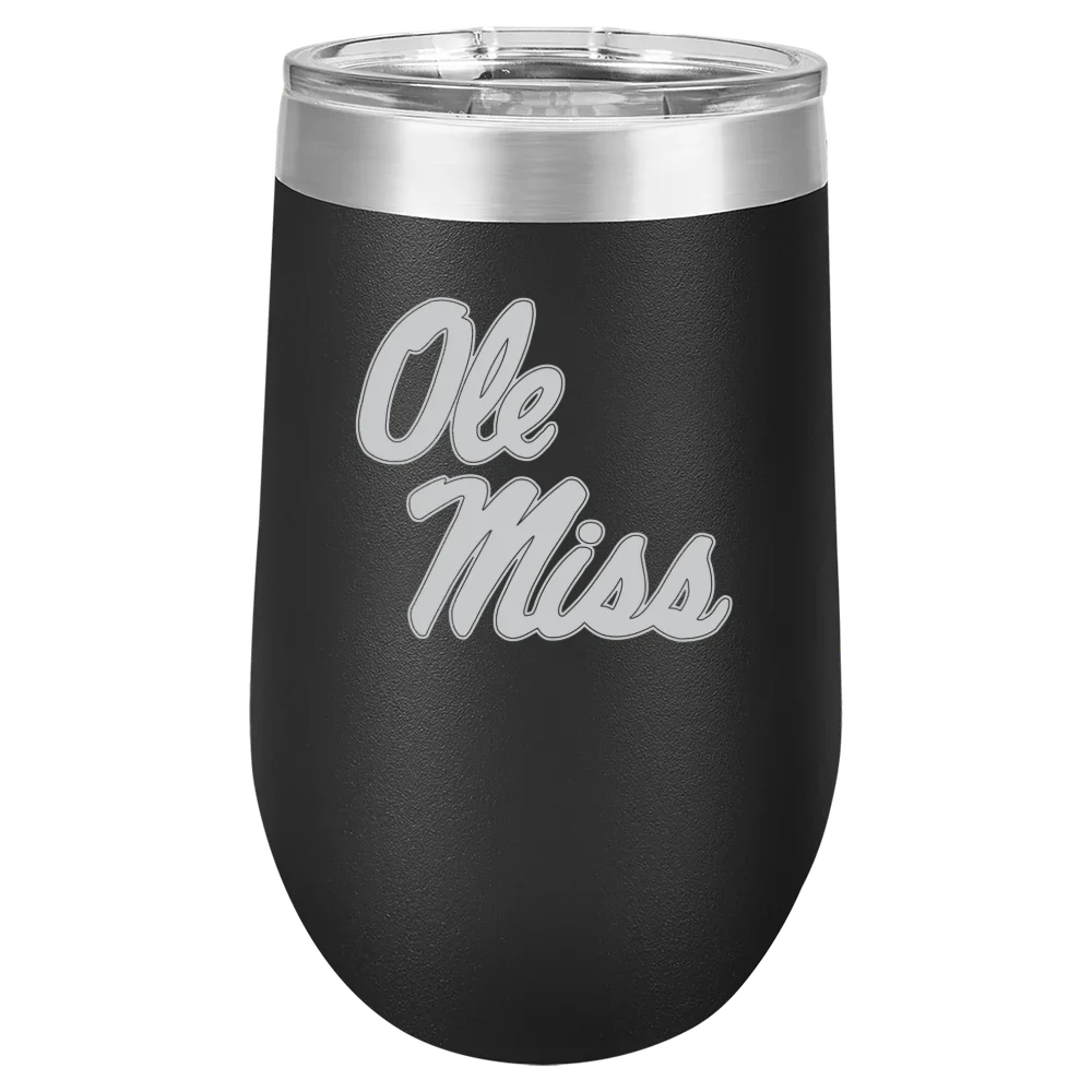 University of Mississippi Polar Camel 16 oz. Stemless Wine Tumbler