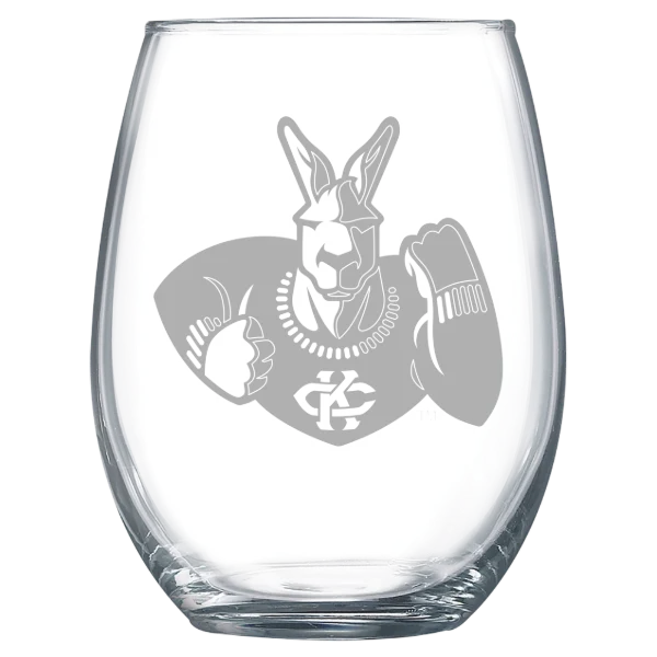 University of Missouri-Kansas City Polar Camel 15 oz. Stemless Wine Glass