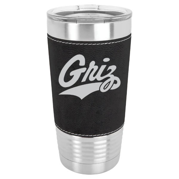 University of Montana Polar Camel 20 oz. Leatherette Grip Tumbler with Standard Lid