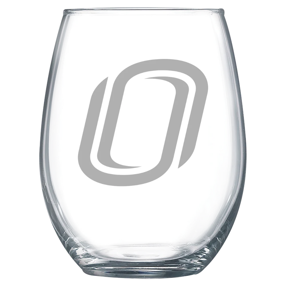 University of Nebraska at Omaha Polar Camel 15 oz. Stemless Wine Glass