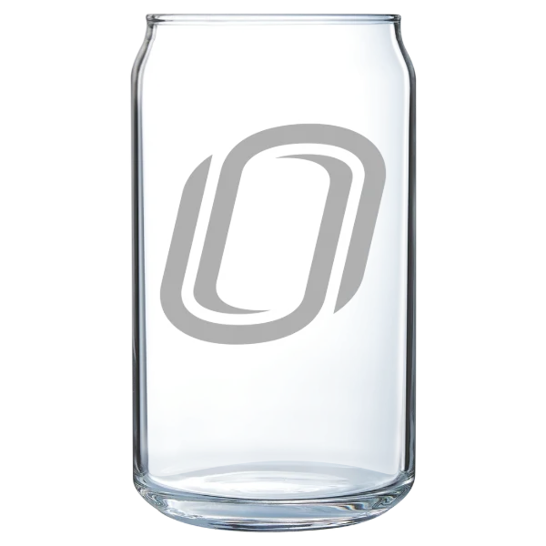 University of Nebraska at Omaha Polar Camel 16 oz. Can Glass