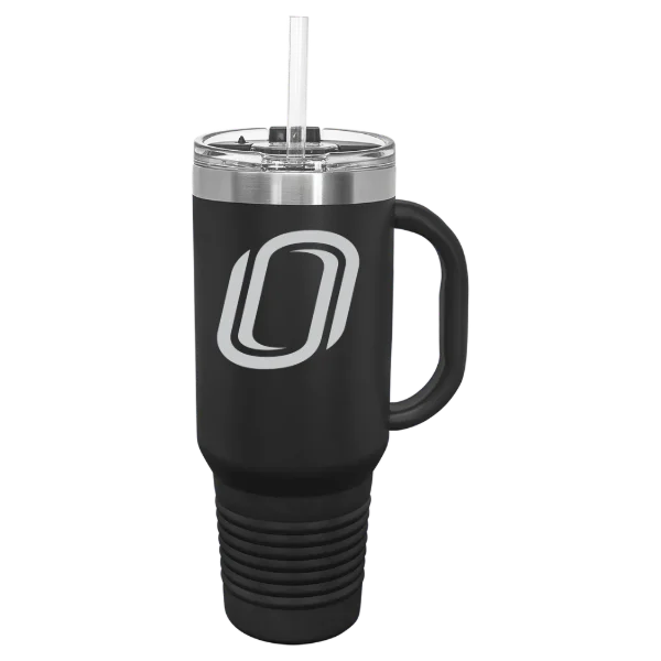 University of Nebraska at Omaha Polar Camel 40 oz. Travel Mug with Snap Lid & Straw
