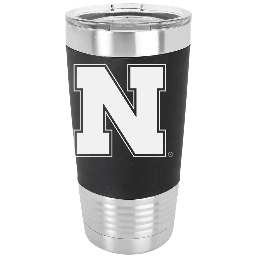 University of Nebraska-Lincoln Polar Camel 20 oz. Silicone Grip Tumbler with Standard Lid