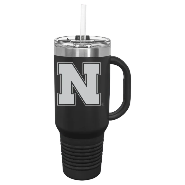 University of Nebraska-Lincoln Polar Camel 40 oz. Travel Mug with Snap Lid & Straw