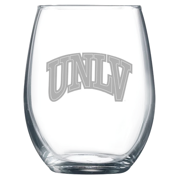 University of Nevada, Las Vegas Polar Camel 9 oz. Stemless Wine Glass