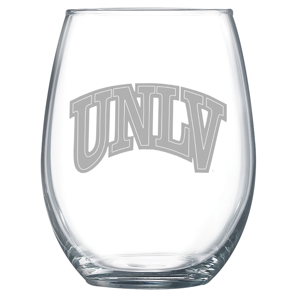 University of Nevada, Las Vegas Polar Camel 15 oz. Stemless Wine Glass