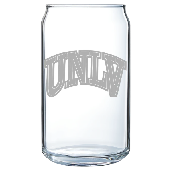 University of Nevada, Las Vegas Polar Camel 16 oz. Can Glass