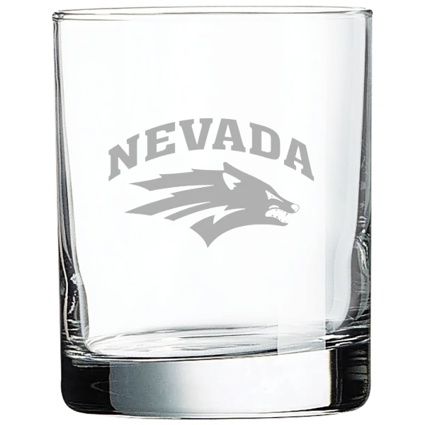 University of Nevada, Reno Polar Camel 10 1/2 oz. On The Rocks Glass