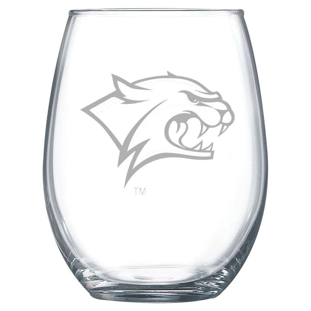University of New Hampshire Polar Camel 15 oz. Stemless Wine Glass