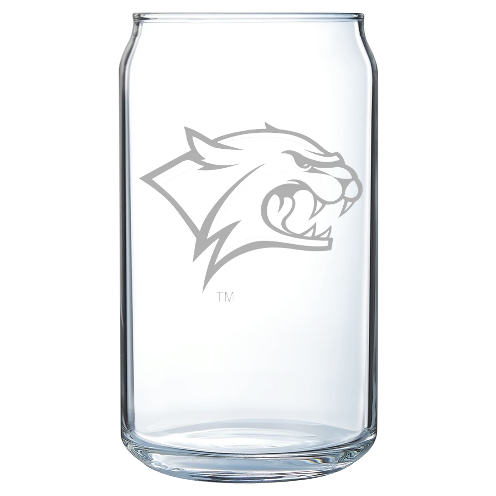 University of New Hampshire Polar Camel 16 oz. Can Glass