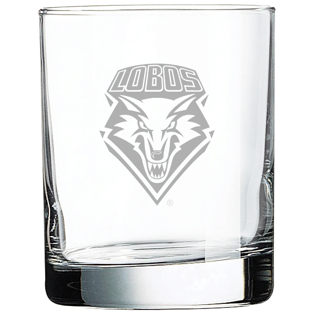 University of New Mexico Polar Camel 10 1/2 oz. On The Rocks Glass