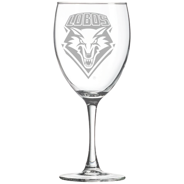 University of New Mexico Polar Camel 10 1/2 oz. Wine Glass