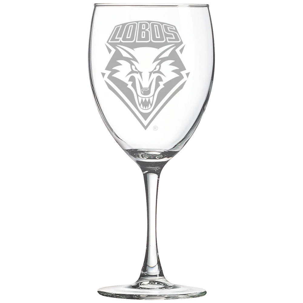 University of New Mexico Polar Camel 10 1/2 oz. Wine Glass