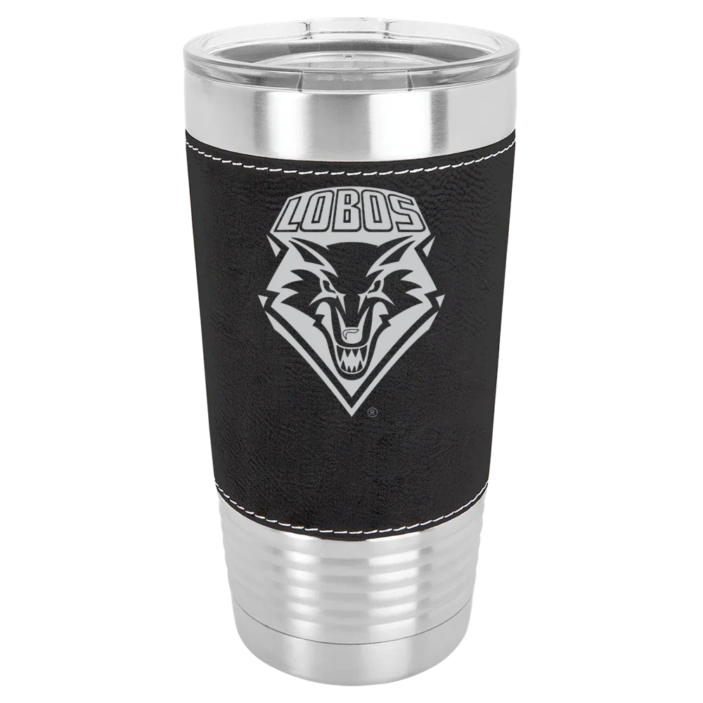 University of New Mexico Polar Camel 20 oz. Leatherette Grip Tumbler with Standard Lid