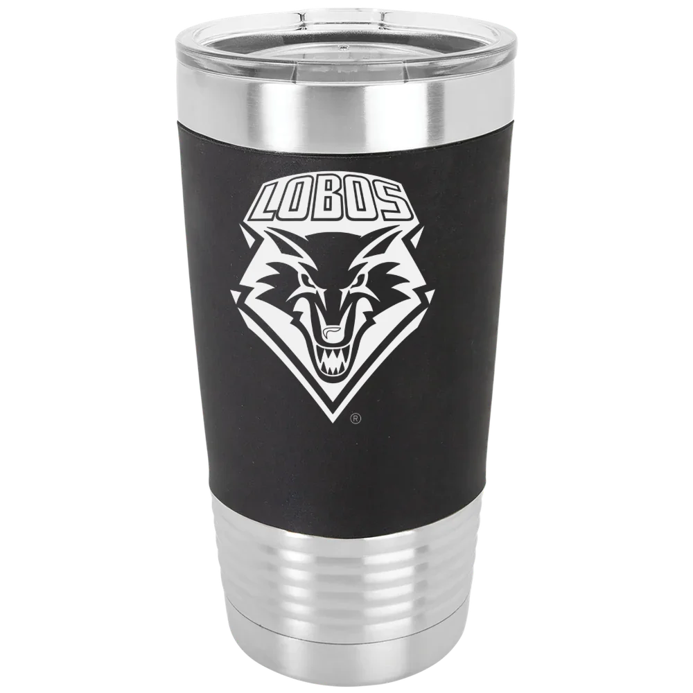 University of New Mexico Polar Camel 20 oz. Silicone Grip Tumbler with Standard Lid