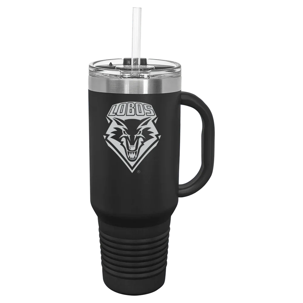 University of New Mexico Polar Camel 40 oz. Travel Mug with Snap Lid & Straw