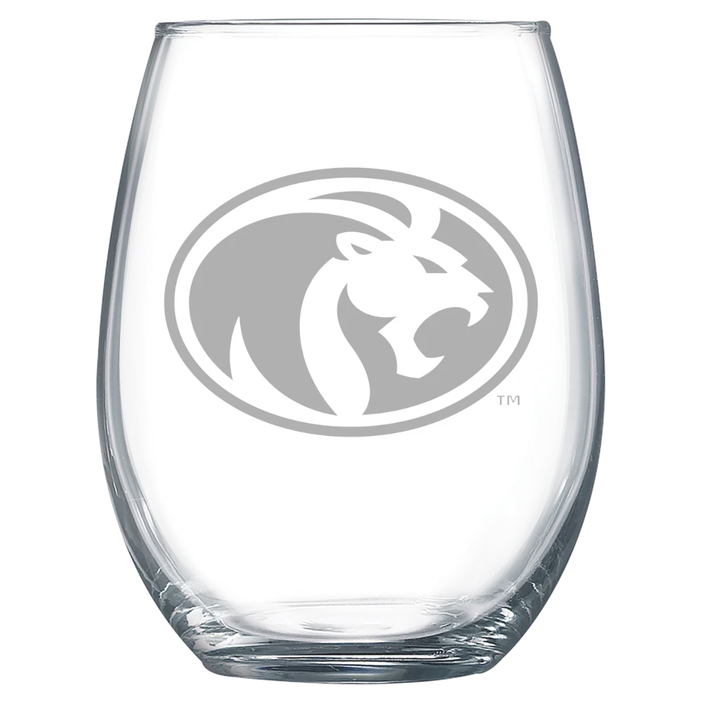 University of North Alabama Polar Camel 15 oz. Stemless Wine Glass