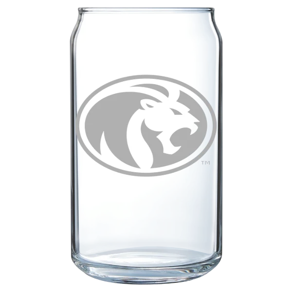 University of North Alabama Polar Camel 16 oz. Can Glass