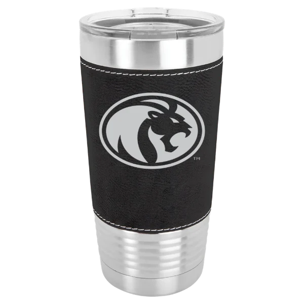 University of North Alabama Polar Camel 20 oz. Leatherette Grip Tumbler with Standard Lid