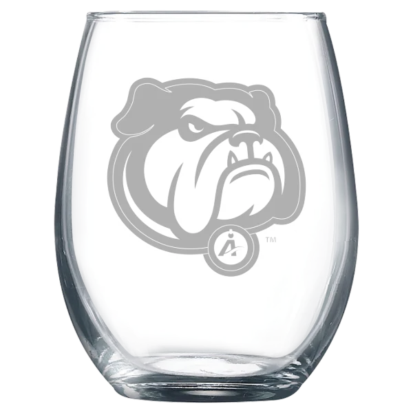 University of North Carolina Asheville Polar Camel 9 oz. Stemless Wine Glass