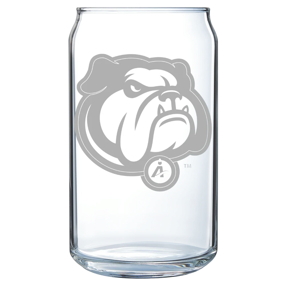 University of North Carolina Asheville Polar Camel 16 oz. Can Glass