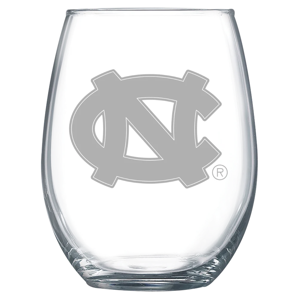 University of North Carolina, Chapel Hill Polar Camel 15 oz. Stemless Wine Glass