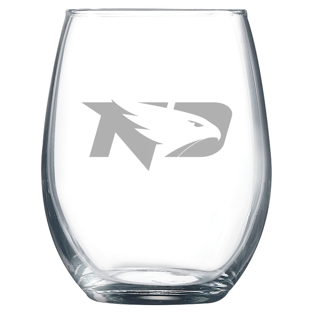 University of North Dakota Polar Camel 9 oz. Stemless Wine Glass