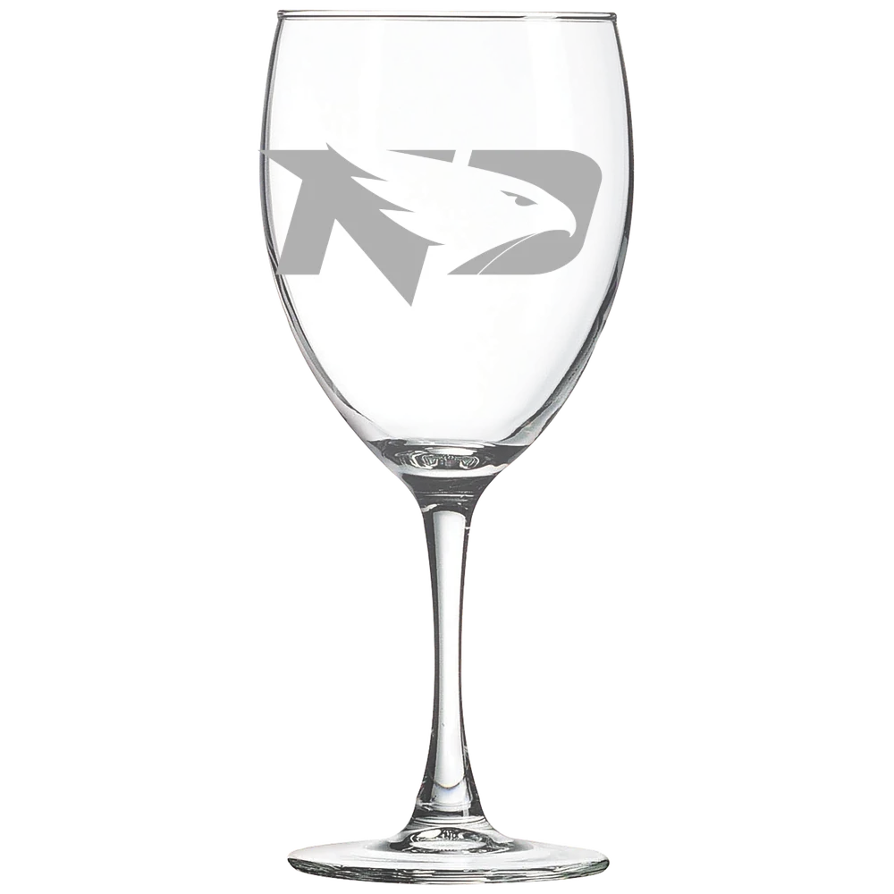 University of North Dakota Polar Camel 10 1/2 oz. Wine Glass