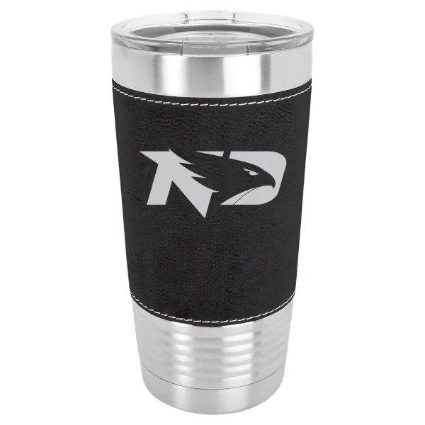 University of North Dakota Polar Camel 20 oz. Leatherette Grip Tumbler with Standard Lid