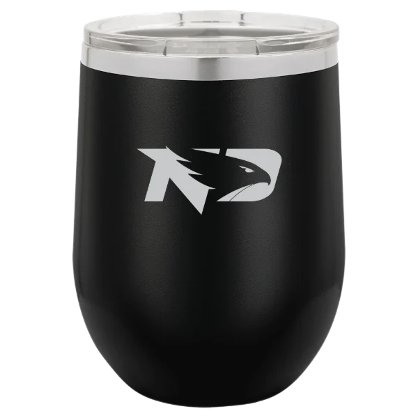 University of North Dakota Polar Camel 12 oz. Stemless Wine Tumbler