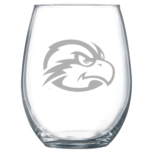 University of North Florida Polar Camel 15 oz. Stemless Wine Glass