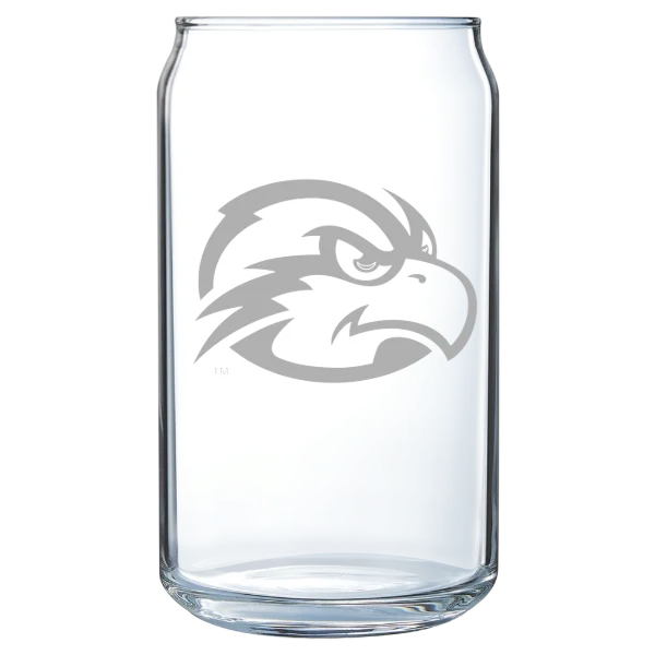 University of North Florida Polar Camel 16 oz. Can Glass