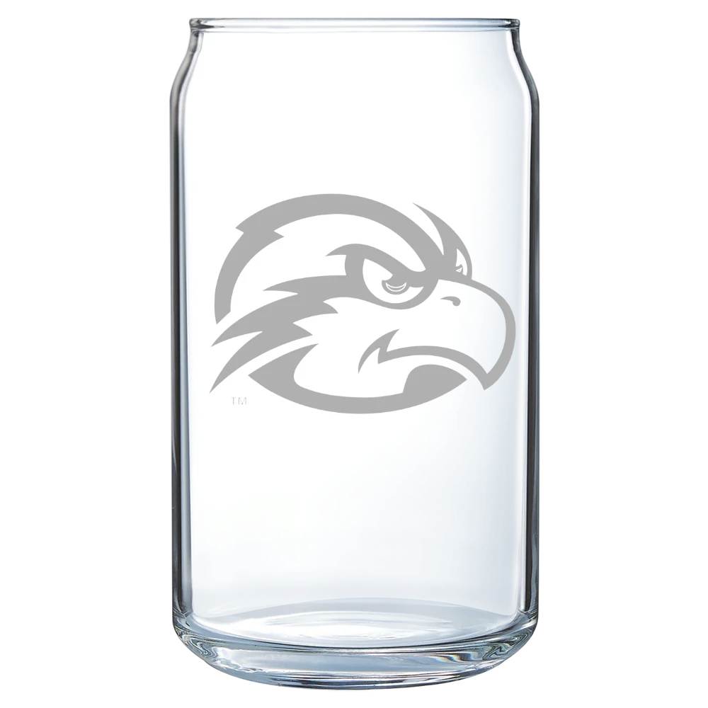 University of North Florida Polar Camel 16 oz. Can Glass