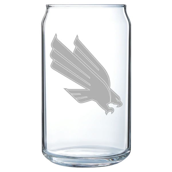 University of North Texas Polar Camel 16 oz. Can Glass