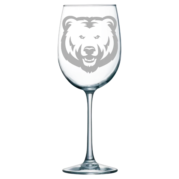 University of Northern Colorado Polar Camel 19 oz. Wine Glass