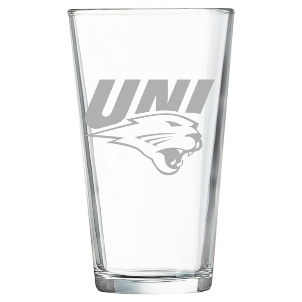 University of Northern Iowa Polar Camel 16 oz. Pint Mixing Glass